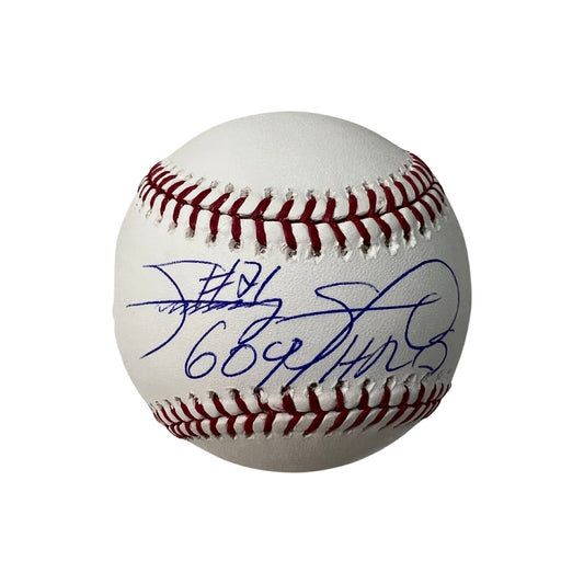 Sammy Sosa Autographed Chicago Cubs OMLB “609 HRs” Inscription Beckett