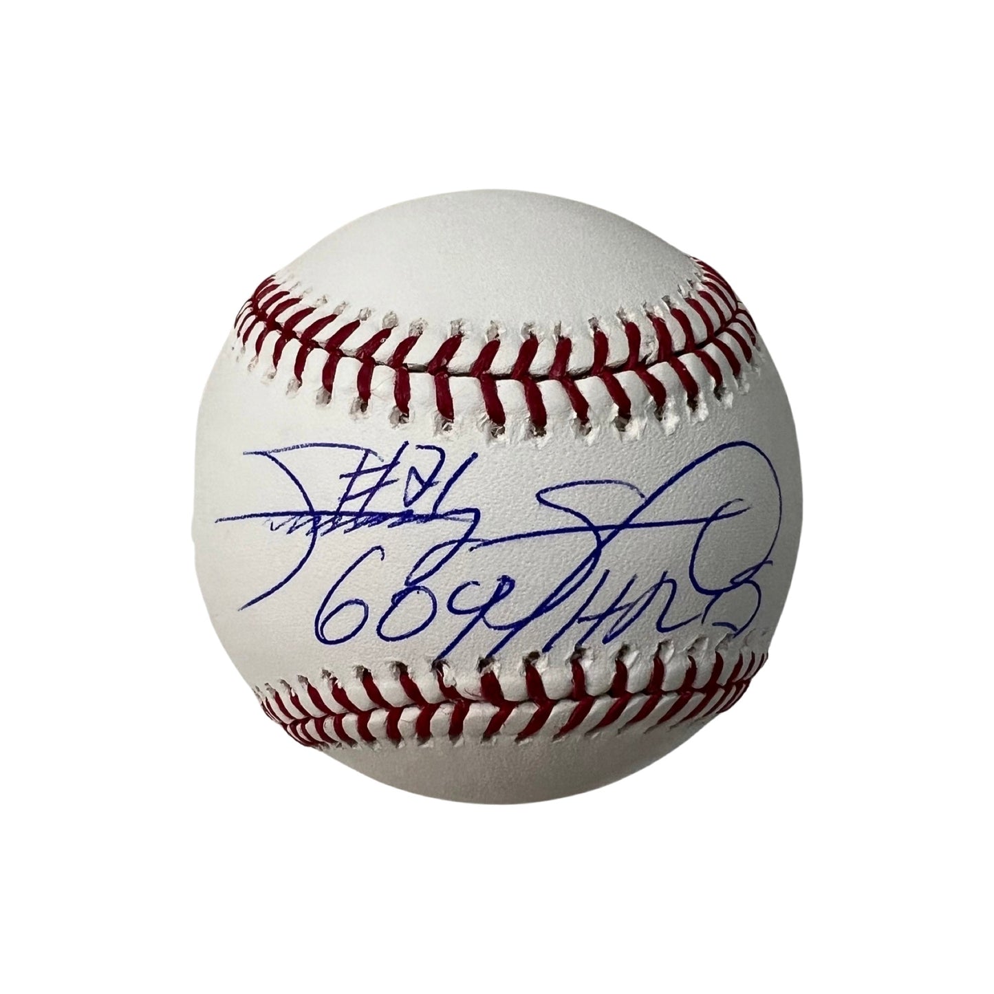 Sammy Sosa Autographed Chicago Cubs OMLB 609 HRs Inscription Beckett