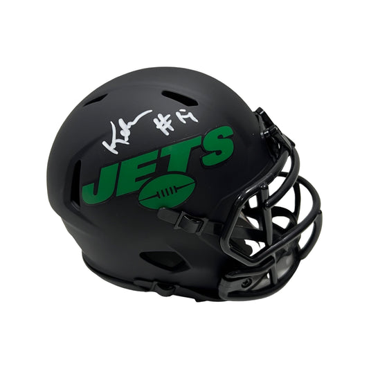 Keyshawn Johnson Autographed New York Jets Eclipse Mini Helmet JSA