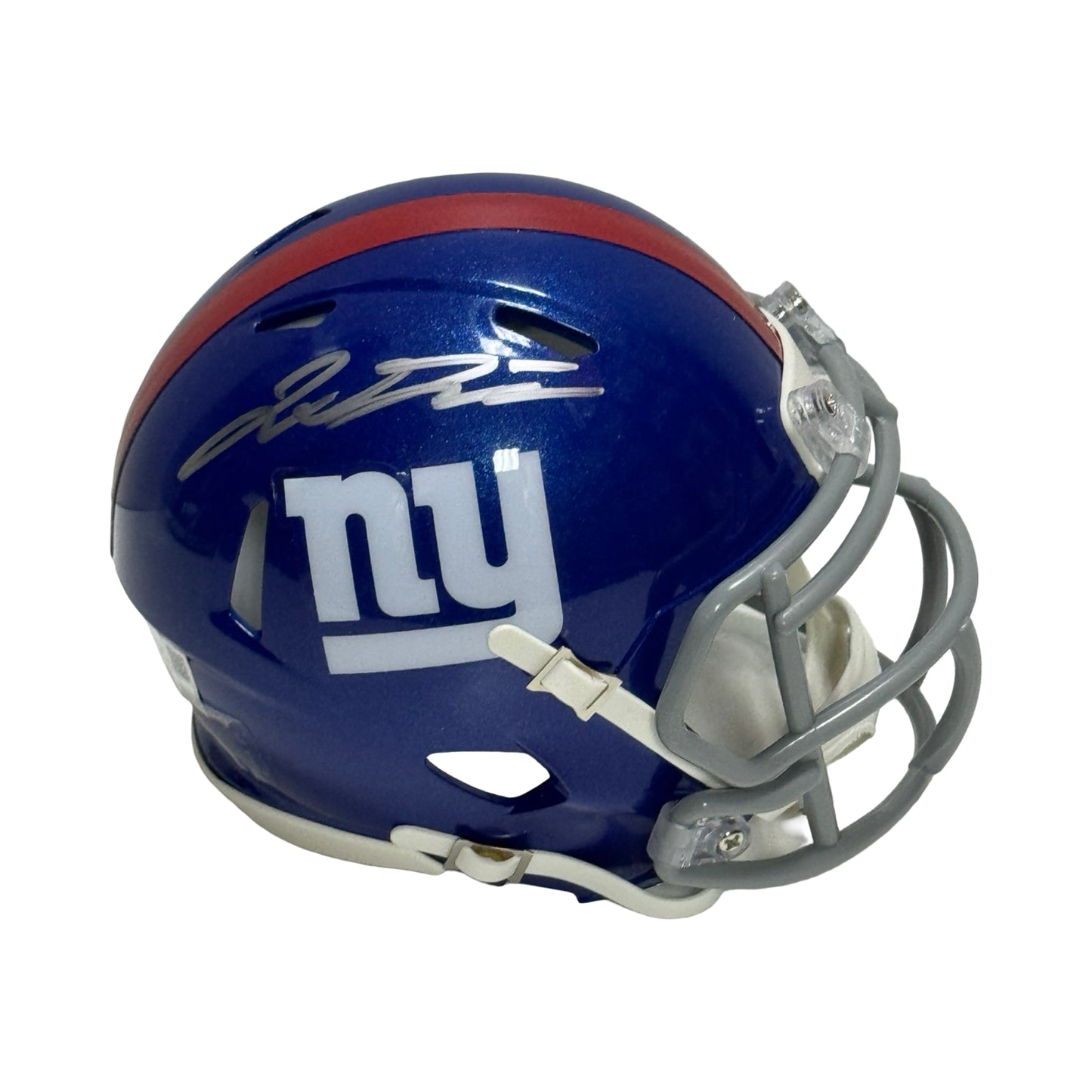 Jaxson Dart Autographed New York Giants Speed Mini Helmet Fanatics