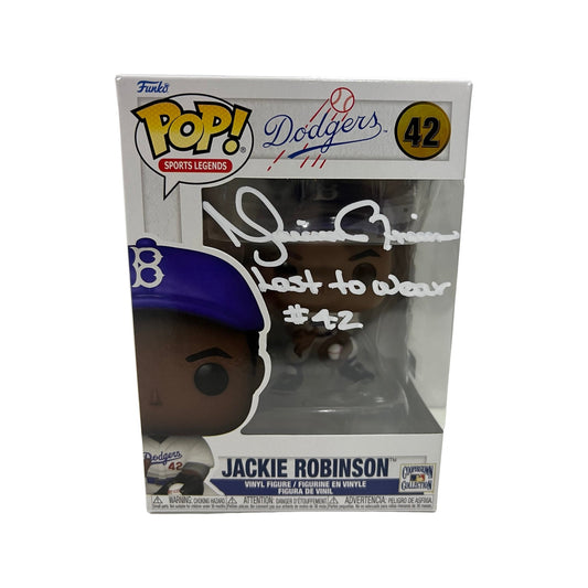 Mariano Rivera Autographed New York Yankees Jackie Robinson Funko Pop Last to Wear #42 Inscription White Ink Steiner CX