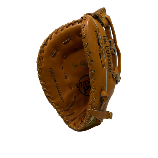 Don Mattingly Autographed "The Backhander" Franklin Ultra Pro Glove Beckett
