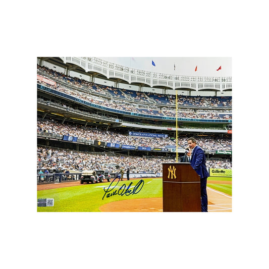 Paul O’Neill Autographed New York Yankees Retirement Day Speech 8x10 Steiner CX