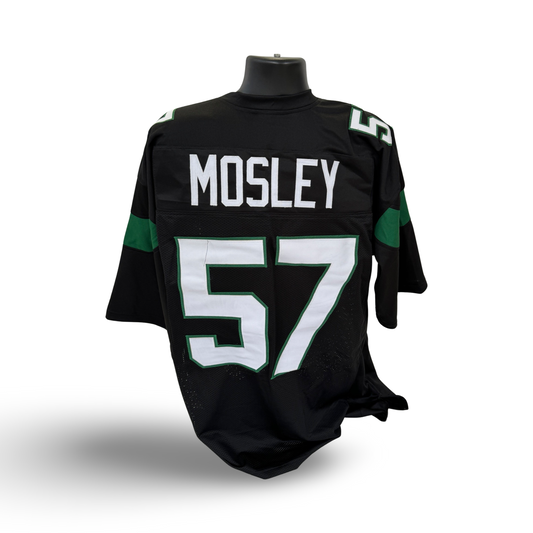 CJ Mosley Unsigned New York Jets Black Custom Jersey