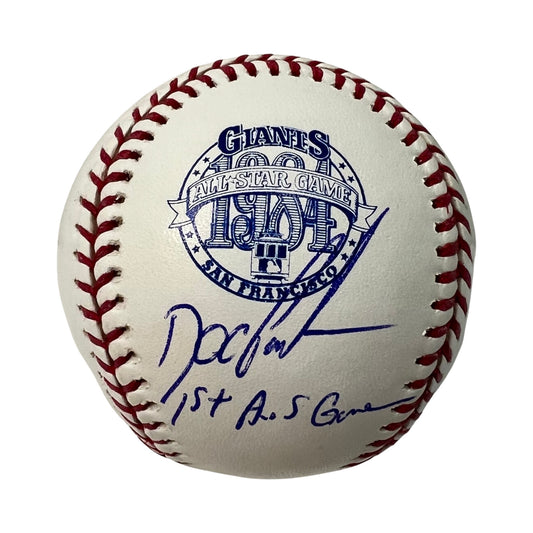 Doc Gooden Autographed New York Mets 1984 All Star Game Logo Baseball “1st A.S Game” Inscription JSA