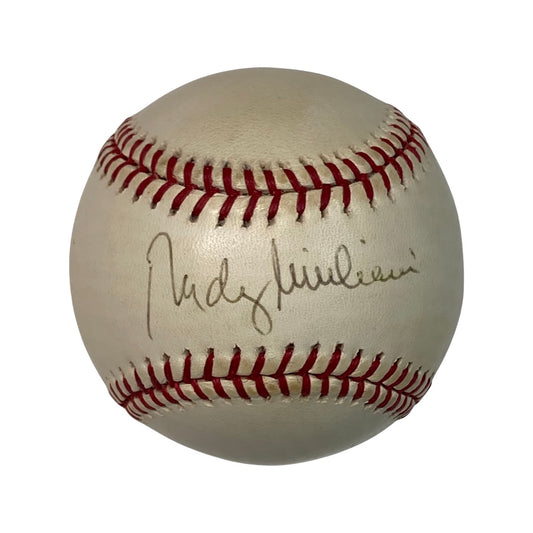 Rudy Giuliani Autographed OMLB JSA