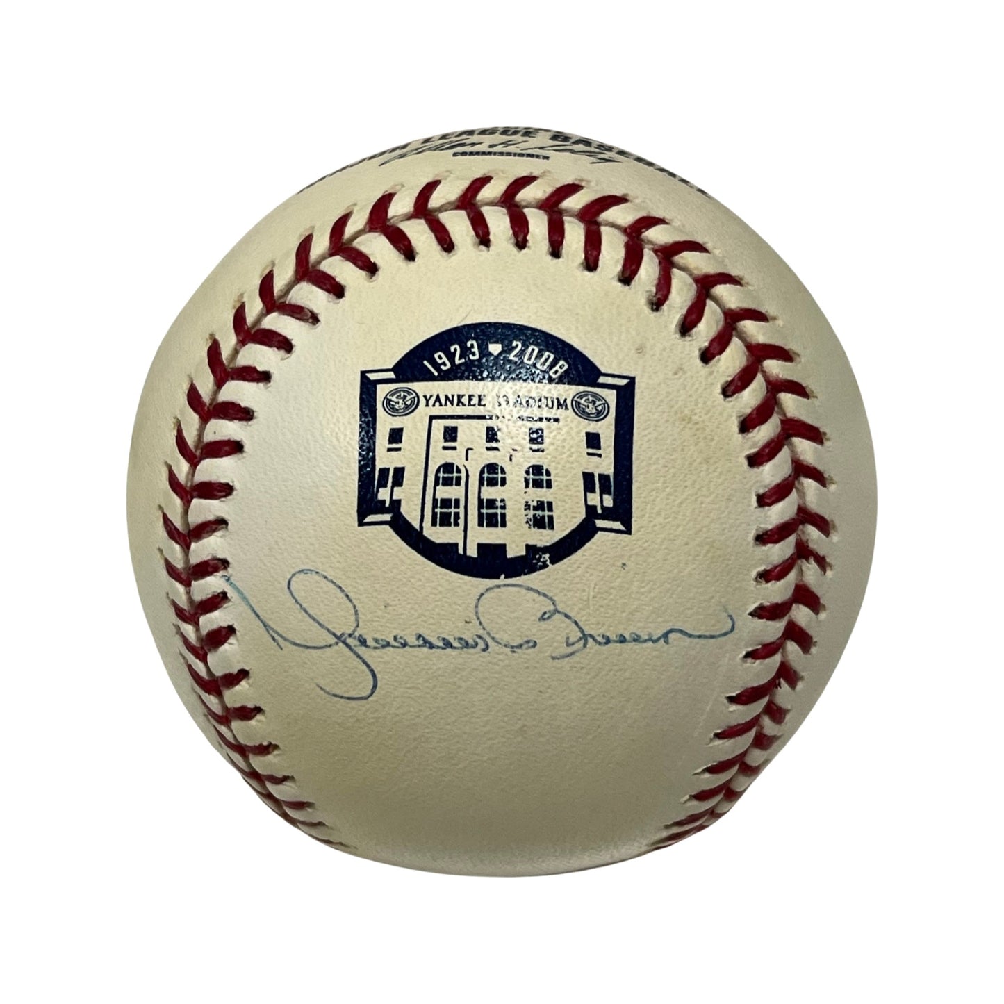 Mariano Rivera Autographed New York Yankees Yankee Stadium Final Season Logo Baseball Steiner