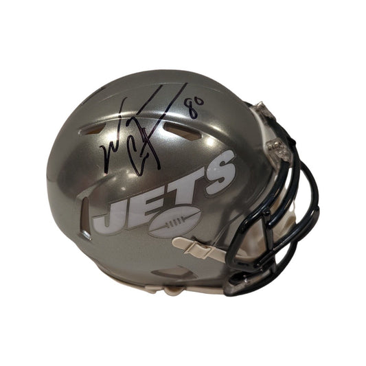 Wayne Chrebet Autographed New York Jets Flash Mini Helmet Steiner CX