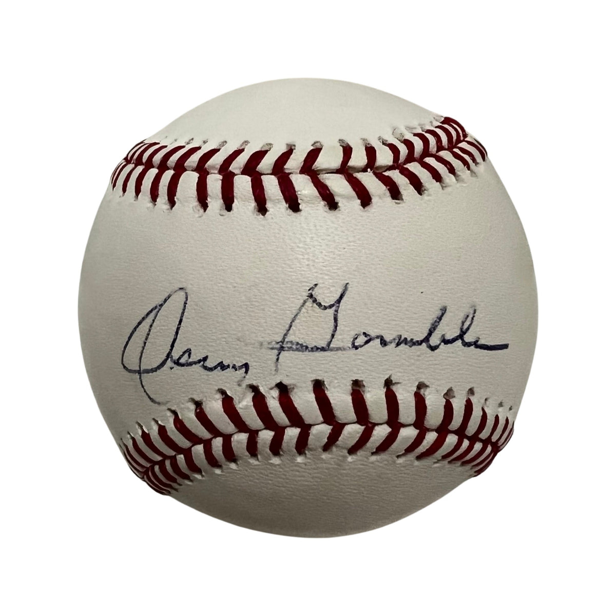 Oscar Gamble Autographed OMLB JSA