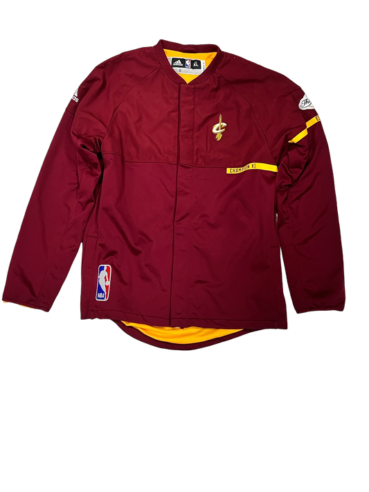 J.R. Smith Game Used NBA Finals Cleveland Cavaliers Warm Up Jacket