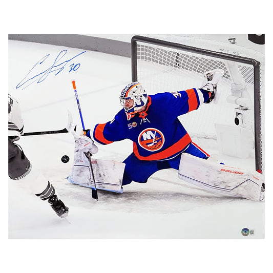 Ilya Sorokin Autographed New York Islanders Spotlight 16x20 Beckett