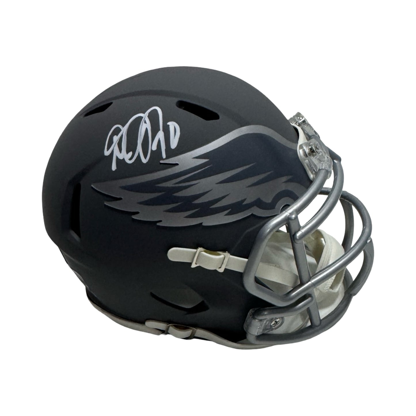 Desean Jackson Autographed Philadelphia Eagles Slate Mini Helmet Beckett BAS