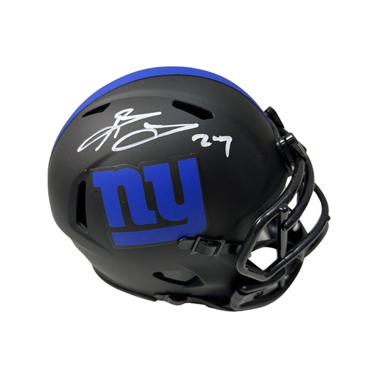 Brandon Jacobs Autographed New York Giants Eclipse Mini Helmet Steiner CX