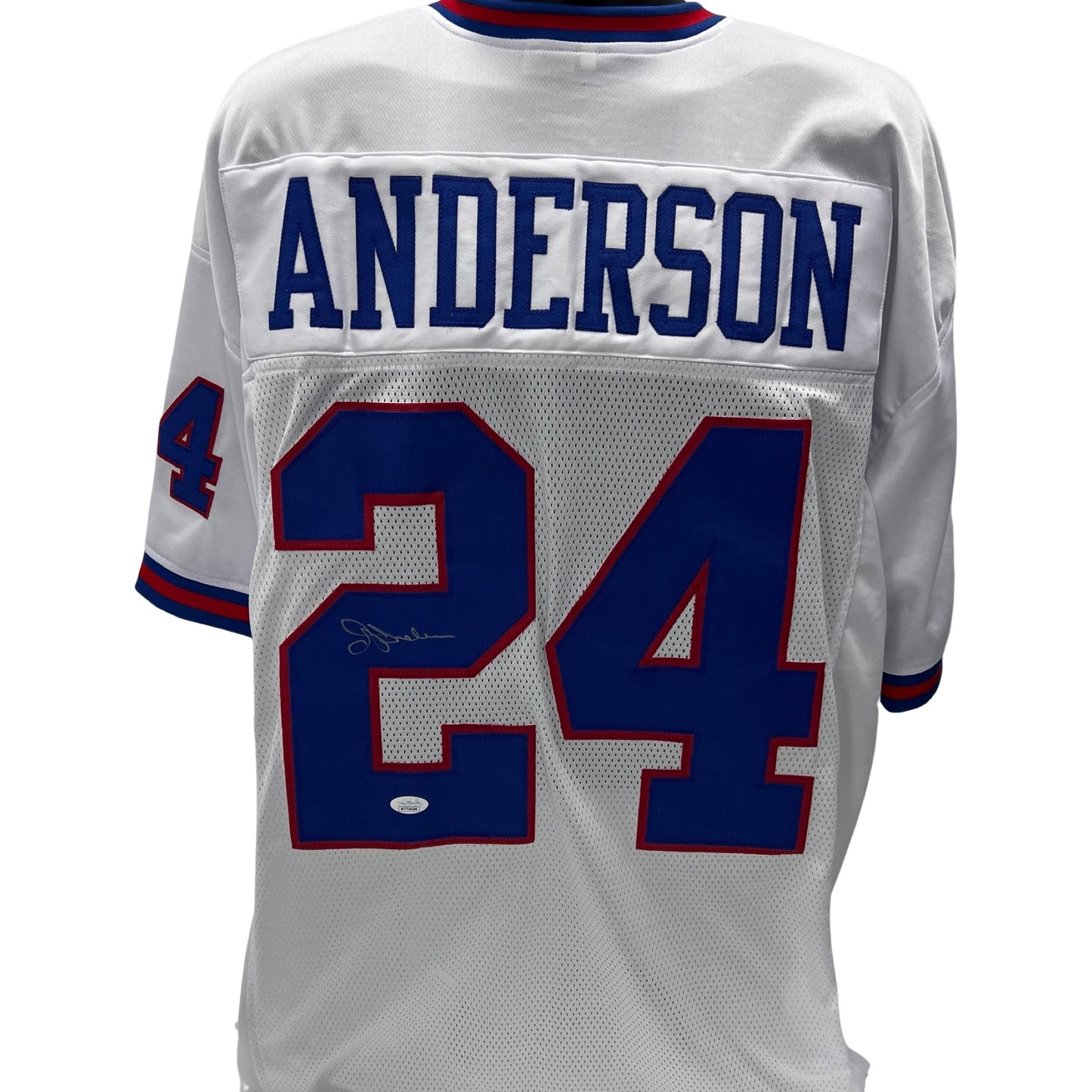 OJ Anderson Autographed New York Giants White Jersey JSA