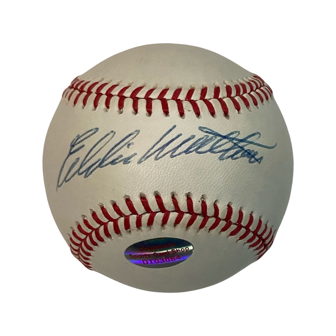 Eddie Matthews Autographed Atlanta Braves NL Baseball JSA