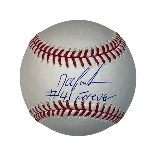 Doc Gooden Autographed New York Mets OMLB #41 Forever Inscription JSA