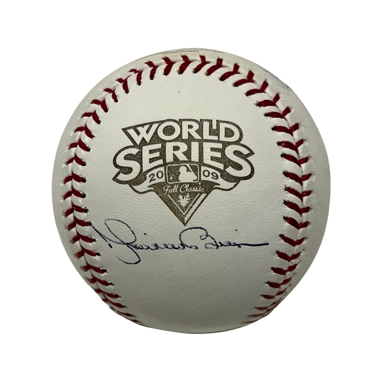 Mariano Rivera Autographed New York Yankees 2009 World Series Logo Baseball JSA