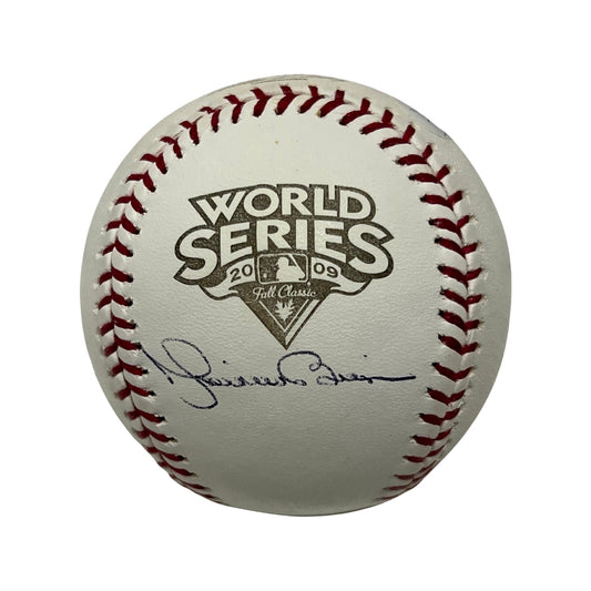 Mariano Rivera Autographed New York Yankees 2009 World Series Logo Baseball JSA