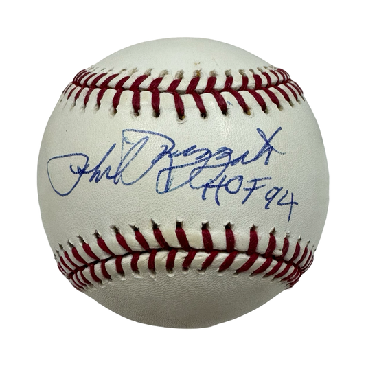 Phil Rizzuto Autographed New York Yankees Official American League Baseball HOF 94 Inscriptions JSA