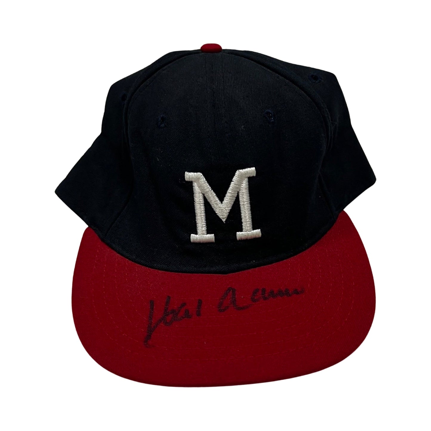 Hank Aaron Autographed Milwaukee Braves Cooperstown Collection Hat JSA LOA