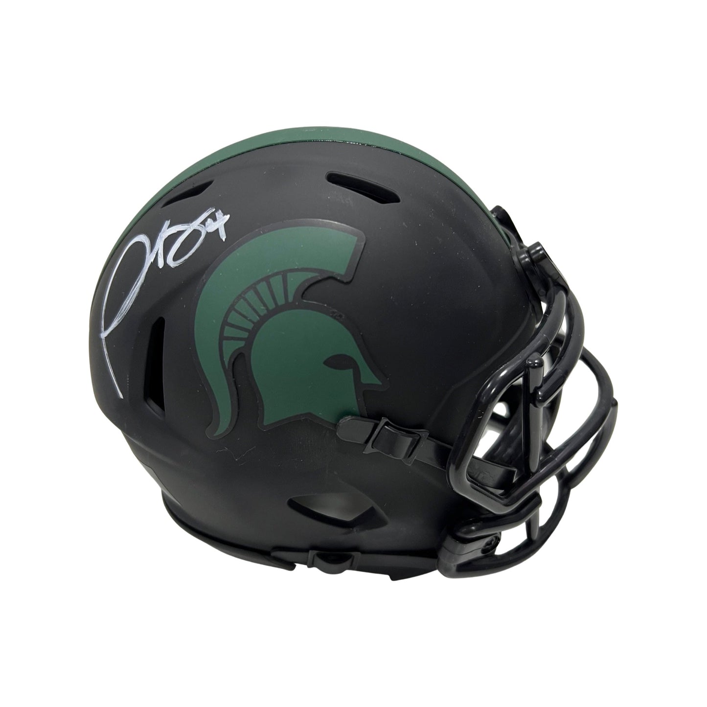 Plaxico Burress Autographed Michigan State Spartans Eclipse Mini Helmet Steiner CX