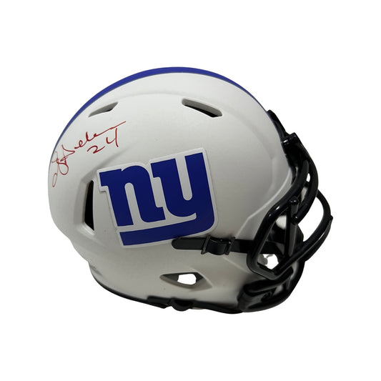 OJ Anderson Autographed New York Giants Lunar Eclipse Mini Helmet JSA