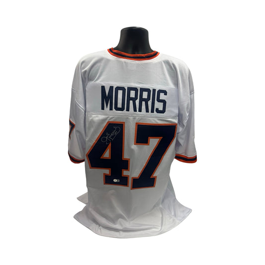 Joe Morris Autographed Syracuse Orange White Jersey Beckett BAS