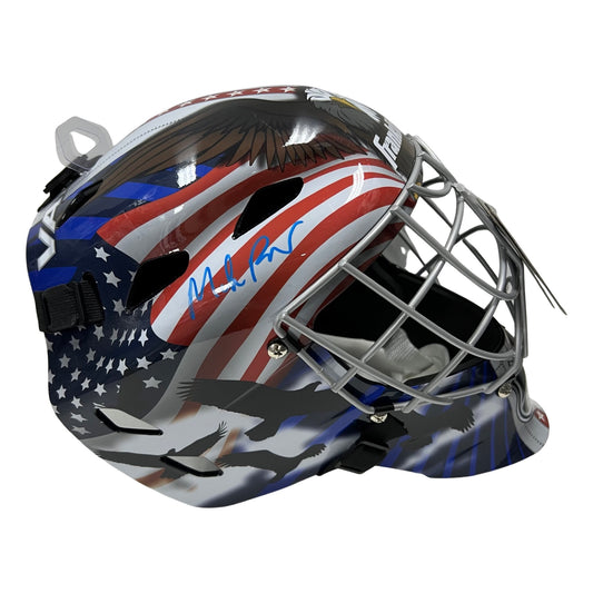 Mike Richter Autographed New York Rangers USA Hockey Mask Steiner CX