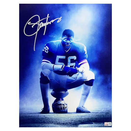 Lawrence Taylor Autographed New York Giants Sitting Edit 11x14 Steiner CX