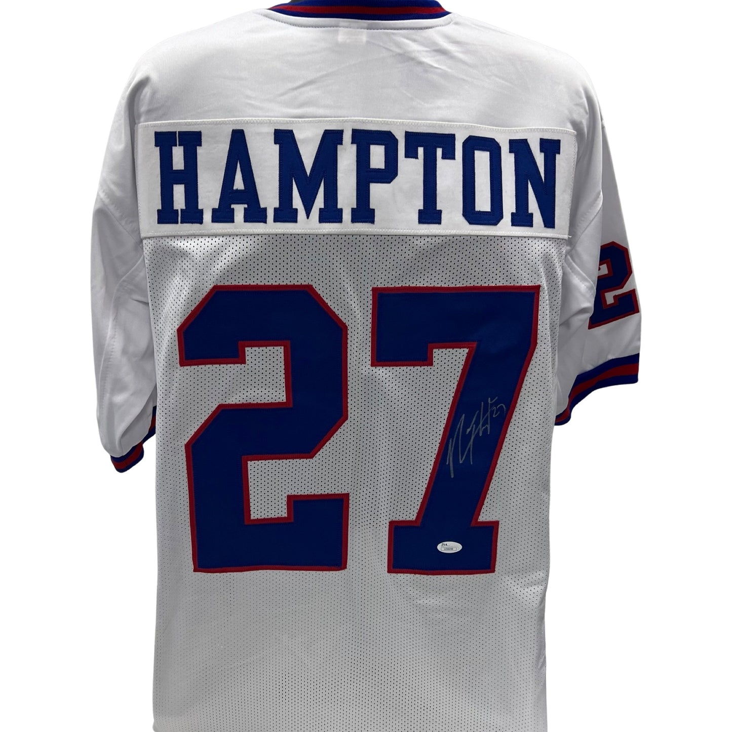 Rodney Hampton Autographed New York Giants White Jersey JSA
