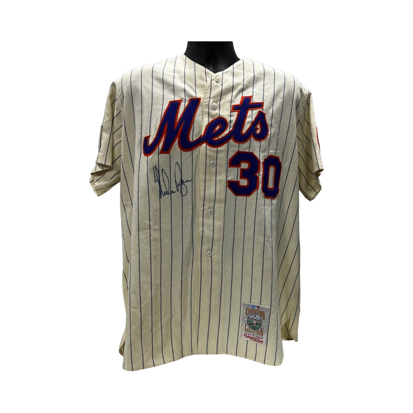 Nolan Ryan Autographed New York Mets Mitchell & Ness Cooperstown Collection Authentic Jersey JSA LOA