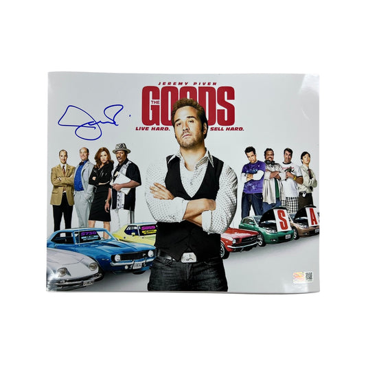 Jeremy Piven Autographed The Goods Horizontal Movie Cover 8x10 Steiner CX