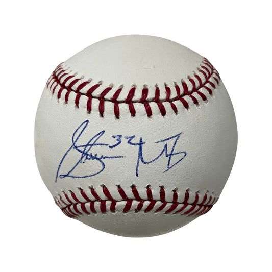 Steven Matz Autographed OMLB Steiner