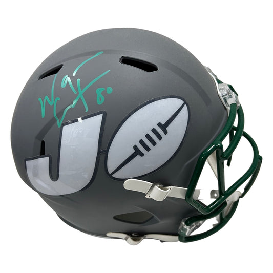 Wayne Chrebet Autographed New York Jets Amp Replica Helmet JSA