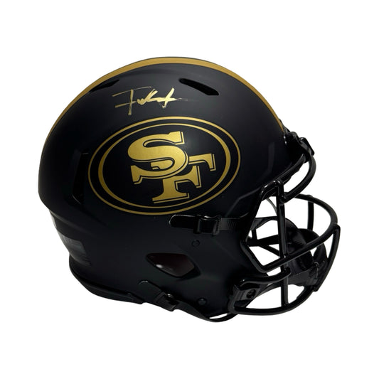 Frank Gore Autographed San Francisco 49ers Eclipse Authentic Helmet Beckett BAS