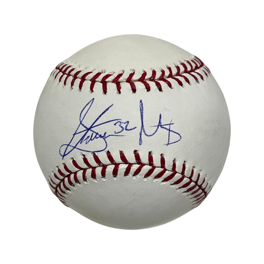 Steven Matz Autographed OMLB JSA