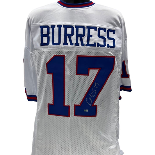Plaxico Burress Autographed New York Giants Color Rush Jersey Steiner CX