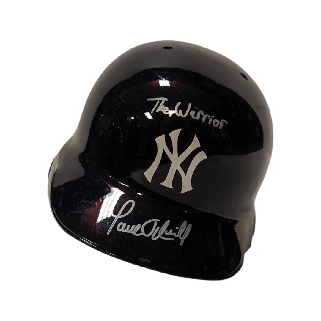 Paul O’Neill Autographed New York Yankees Batting Helmet The Warrior Inscription JSA
