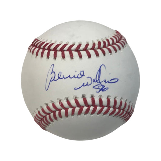 Bernie Williams Autographed New York Yankees OMLB PSA