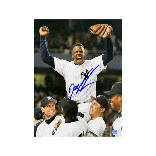 Doc Gooden Autographed New York Yankees No Hitter On Shoulders 8x10 Steiner CX