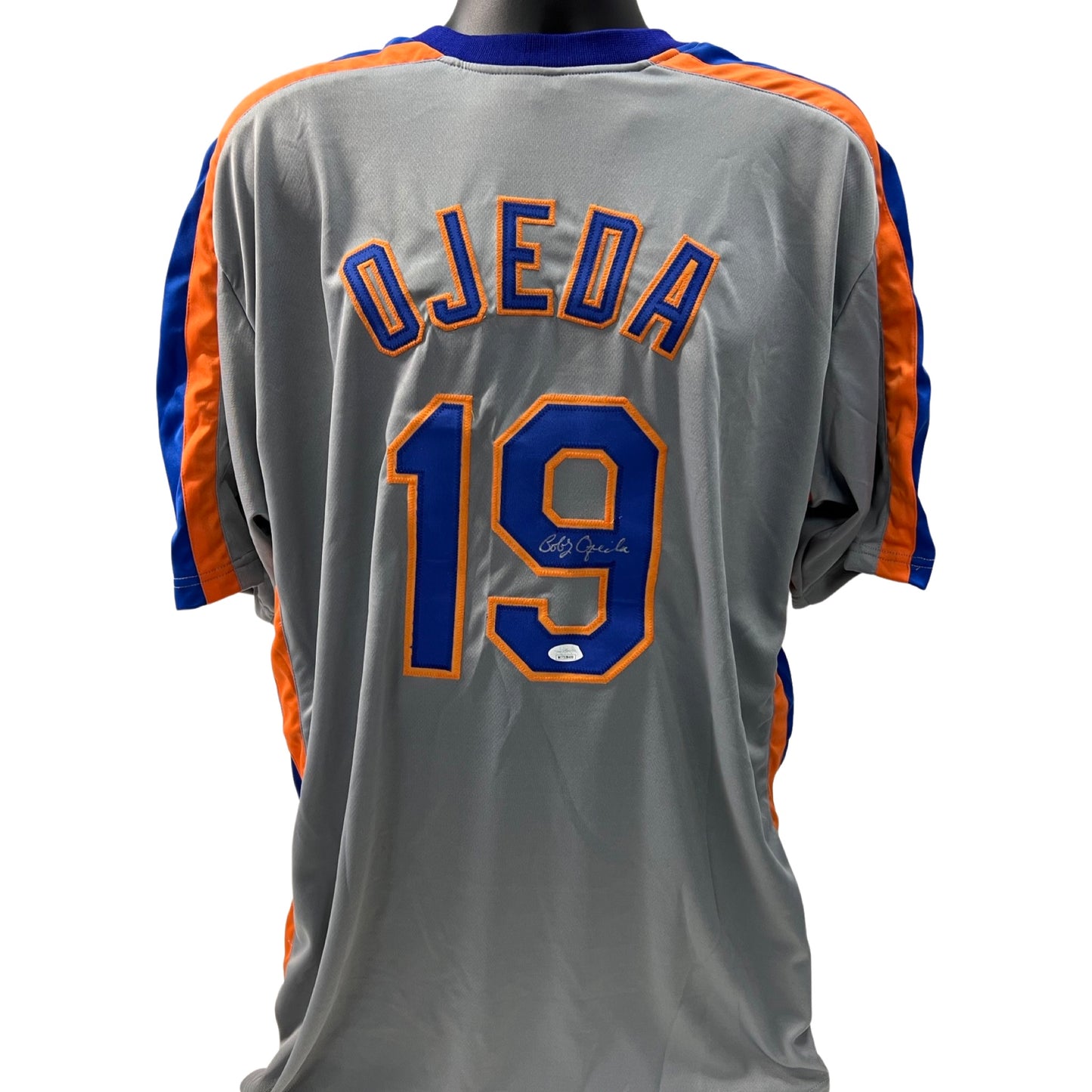 Bobby Ojeda Autographed New York Mets Grey Jersey JSA