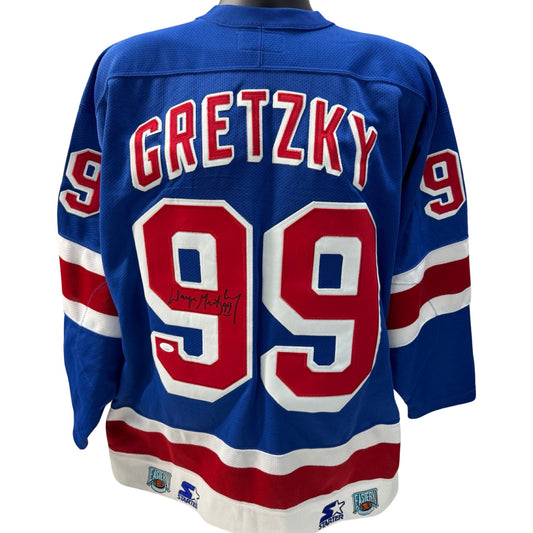 Wayne Gretzky Autographed New York Rangers Starter Authentic Jersey JSA