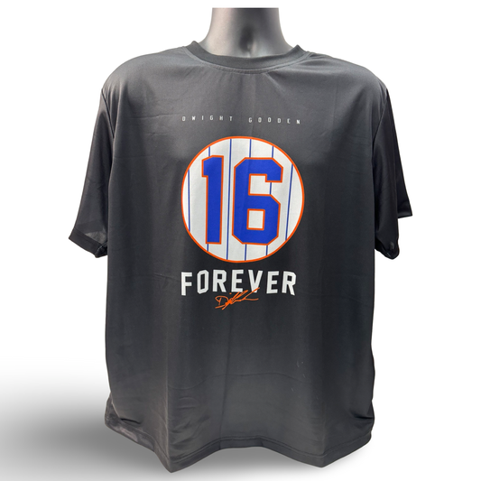 Doc Gooden #16 Forever Black T-Shirt - X-Large