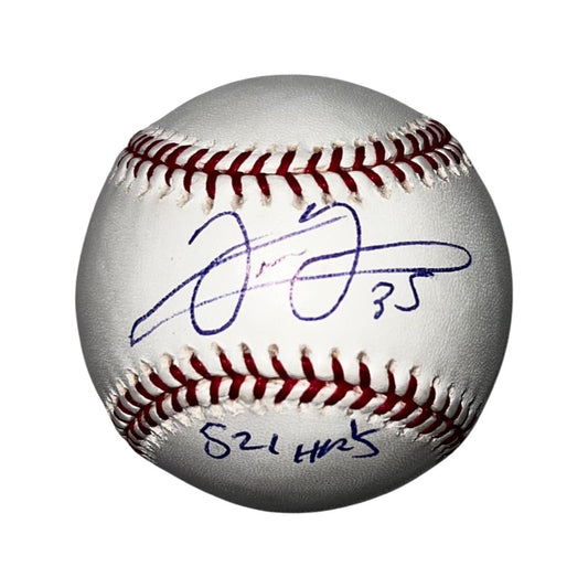 Frank Thomas Autographed OMLB "521 HR'S" Inscription Beckett