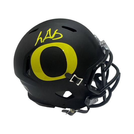 LeGarett Blount Autographed Oregon Ducks Black Mini Helmet JSA