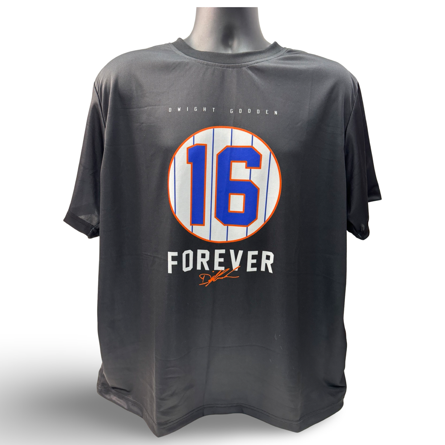 Doc Gooden #16 Forever Black T-Shirt - Large
