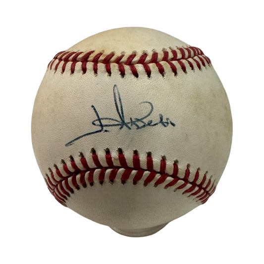 Jim Abbott Autographed New York Yankees OMLB BAS Beckett