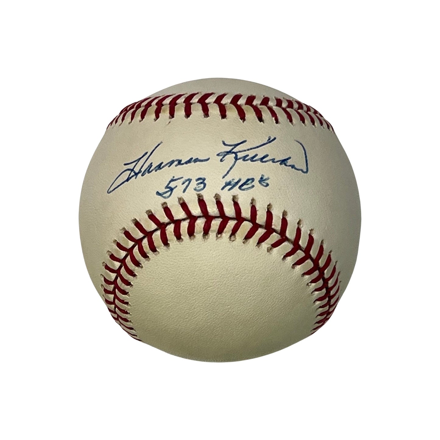 Harmon Killebrew Autographed Minnesota Twins Official American League Baseball 573 HRs Inscription JSA