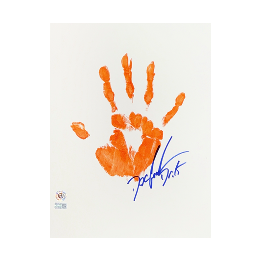 Doc Gooden Autographed New York Mets 11x14 w/ Orange Handprint “Dr K” Inscription Steiner CX