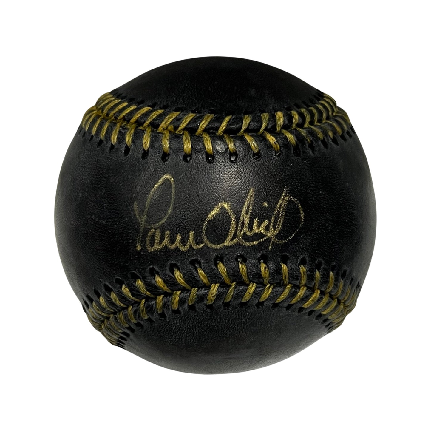 Paul O’Neill Autographed Black Leather OMLB JSA